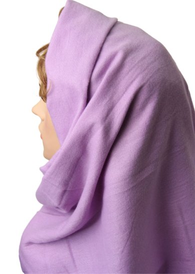 Утварь и подарки Палантин однотонный (кашемир, 75 х 190 см)