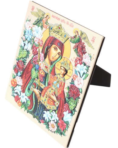 Иконы Благоуханный Цвет, икона Божией Матери настольная (13 х 15,5 см)
