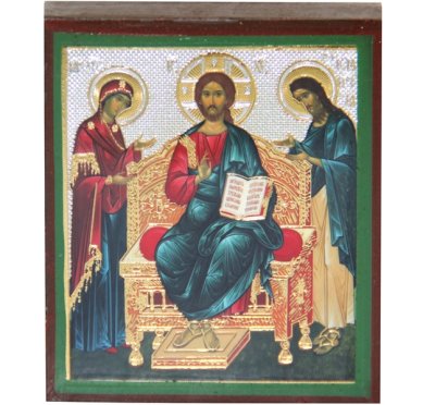 Иконы Деисусный чин икона на дереве (6 х 7 см)