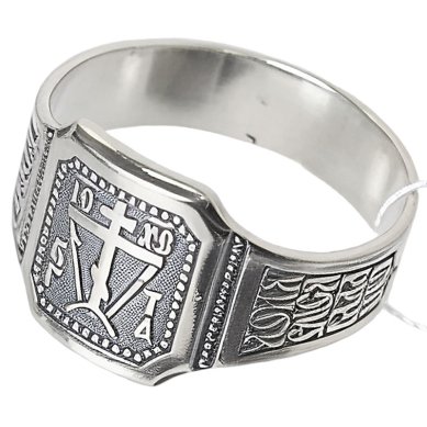 Ювелирные изделия Кольцо из серебра, чернение, 20.5 размер