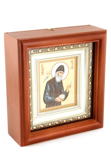 Иконы Паисий Святогорец икона (18х16,5х6 см, Русский Паломник)