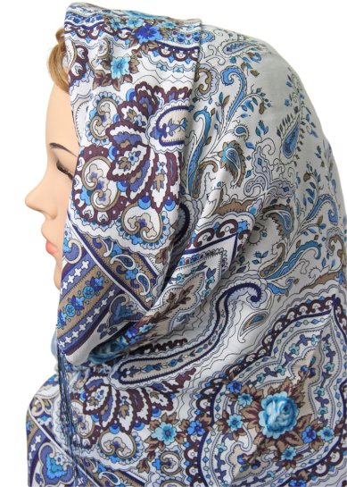 Утварь и подарки Платок с бахромой, шерсть, 90 х 90 см