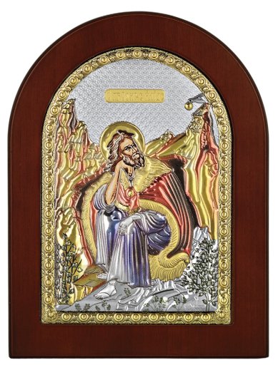 Иконы Илия пророк икона греческого письма, ручная работа (10 х 14 см)