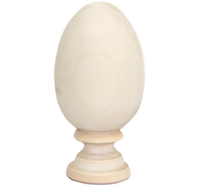 Утварь и подарки Яйцо пасхальное деревянное на подставке (заготовка, высота 8,5 см)