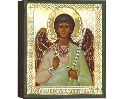 Иконы Ангел Хранитель, икона 6 х 7 см