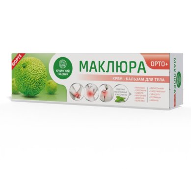 Натуральные товары Маклюра крем-бальзам для тела «Орто +» (для суставов, 100 мл)