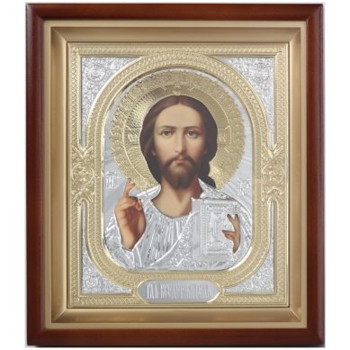 Иконы Спаситель икона в киоте (24,5 х 28,5 см)