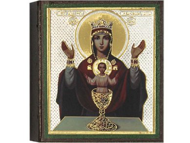 Иконы Неупиваемая чаша, икона Божией Матери, 6 х 7 см