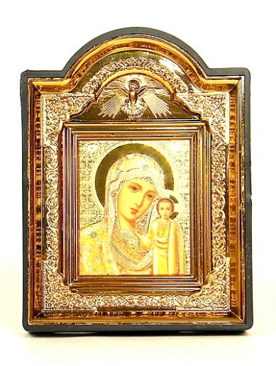 Иконы «Казанская» образ Божией Матери (на подставке, 9х12 см)