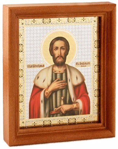 Иконы Александр Невский икона (11 х 13 см, Софрино)