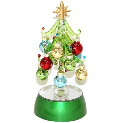 Утварь и подарки Рождественский сувенир «Елочка с подсветкой» (без батареек) 
