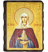 Иконы Мария Вифанская праведная, сестра Лазаря Четверодневного икона на доске под старину 18 х 24 см