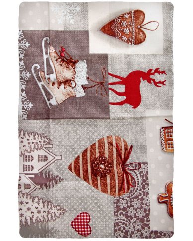 Утварь и подарки Полотенце с рождественским рисунком (хлопок, 48 х 60 см)