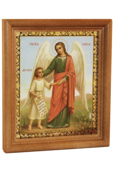 Иконы Ангел Хранитель с душой икона (13 х 16 см, Софрино)