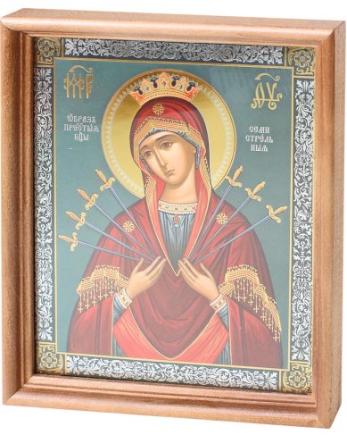 Иконы Семистрельная икона Божией Матери, 20 х 24 см