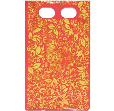 Утварь и подарки Пакет подарочный «Хохлома» (12 х 21 см)