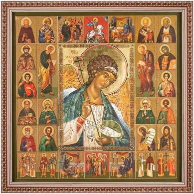 Иконы Ангел Хранитель икона в багетной рамке (28 х 28 см)