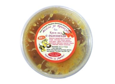 Натуральные товары Крем-мёд с облепихой (350 г)