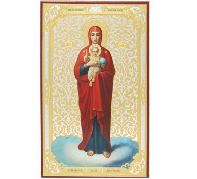Иконы Валаамская икона Божией Матери на оргалите (11 х 18, Софрино)