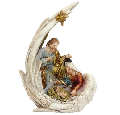 Утварь и подарки Рождественская композиция «Святое Семейство» (высота 12,5 см)