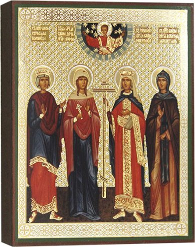 Иконы Собор святых Елен, икона 13 х 16 см
