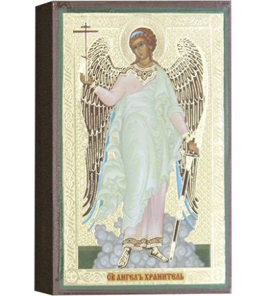 Иконы Ангел Хранитель, икона 6 х 9 см