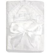 Утварь и подарки Набор подарочный для новорождённого  (одеяло, уголок, 2 распашонки, 2 чепчика, 2 пеленки)