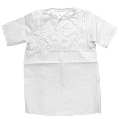 Утварь и подарки Рубашка для крещения для мальчика, хлопок 100% (размер 30-32)