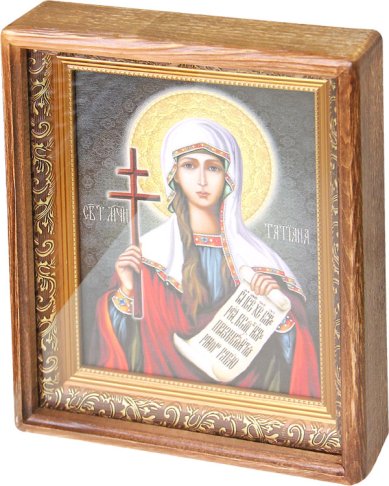 Иконы Татиана Римская мученица, икона в киоте (27,5 х 33 см)