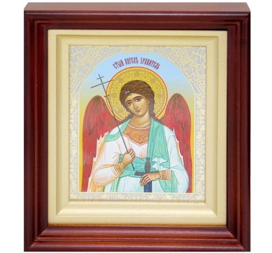 Иконы Ангел Хранитель икона в киоте (16,5 х 19 см)