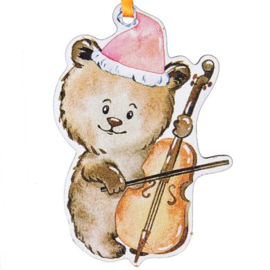 Утварь и подарки Подвеска деревянная рождественская