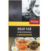 Натуральные товары Иван-чай ферментированный с ромашкой «Русска» (50 г)