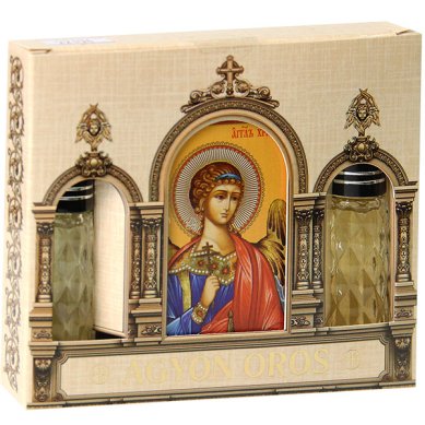 Утварь и подарки Набор подарочный «Миро» с благовониями (2 шт по 10 мл каждый, икона Ангел Хранитель)