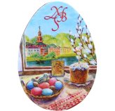 Утварь и подарки Магнит на картоне «Христос Воскресе!» (пасхальный праздник)