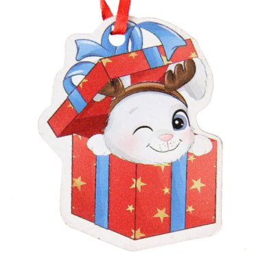 Утварь и подарки Подвеска деревянная рождественская