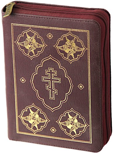 Книги Библия дорожная на молнии (вишневая DCZti) ред. 2002 РБО