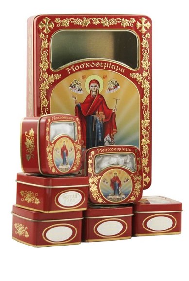Утварь и подарки Набор ладан «Афонский» в подарочной упаковке (6 шт. 50 г)