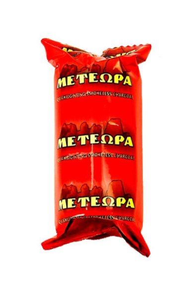 Утварь и подарки Уголь греческий большой «Метеора» (быстроразжигаемый, D= 4 см, 5 таблеток)
