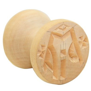 Утварь и подарки Печать для просфор «Богородичная» деревянная (диаметр 4,7 см)