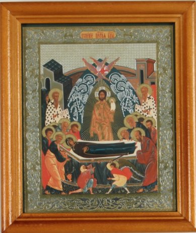 Иконы Успение Пресвятой Богородицы икона (13 х 16 см, Софрино)