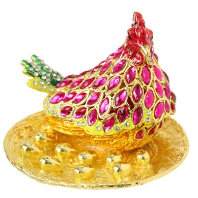 Утварь и подарки Шкатулка пасхальная «Курочка» (высота 10х7 см)