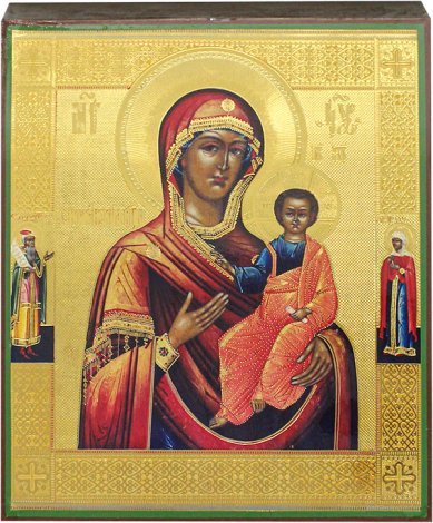 Иконы Смоленская икона Божией Матери, 17 х 21 см