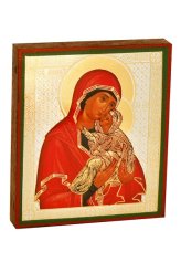 Иконы Анна святая праведная икона, литография на дереве (9х11 см, Тиль)