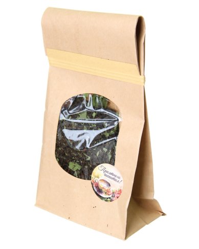 Натуральные товары Чай черный листовой Жузель с листом мяты, 50 г