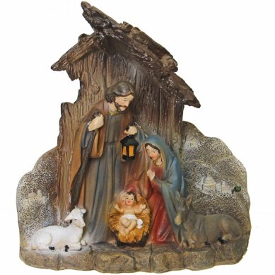 Утварь и подарки Рождественская композиция «Рождество Христово» (с подсветкой)