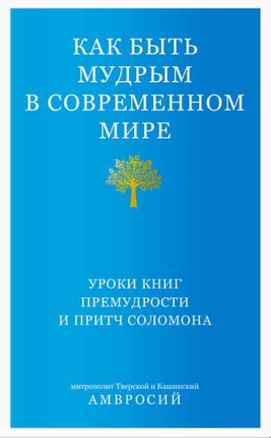Книги Как быть мудрым в современном мире. Уроки книг Премудрости и Притч Соломона Амвросий (Ермаков), митрополит