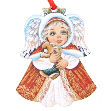 Утварь и подарки Подвеска деревянная рождественская