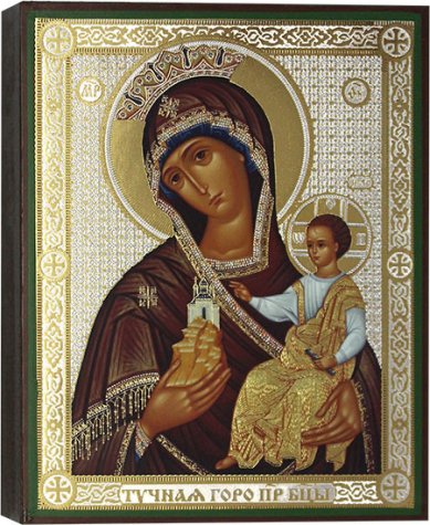 Иконы Тучная Гора, икона Божией Матери, 13 х 16 см