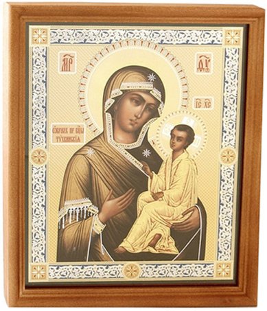 Иконы Тихвинская икона Божией Матери (20 х 24 см, Софрино)