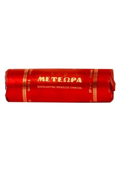 Утварь и подарки Уголь греческий средний «Метеора» (быстроразжигаемый, диаметр 2,7 см, 6 таблеток)